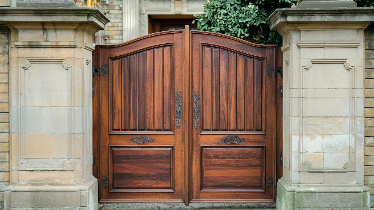 Wooden Entrance Gates